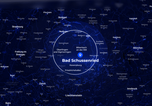 Unser Büro befindet sich in Bad Schussenried. Wir haben unsere Prozesse so weit digitalisiert, dass ein Besuch bei uns nicht möglich ist. Für die Wertermittlung kommen wir selbstverständlich bei dir vorbei.